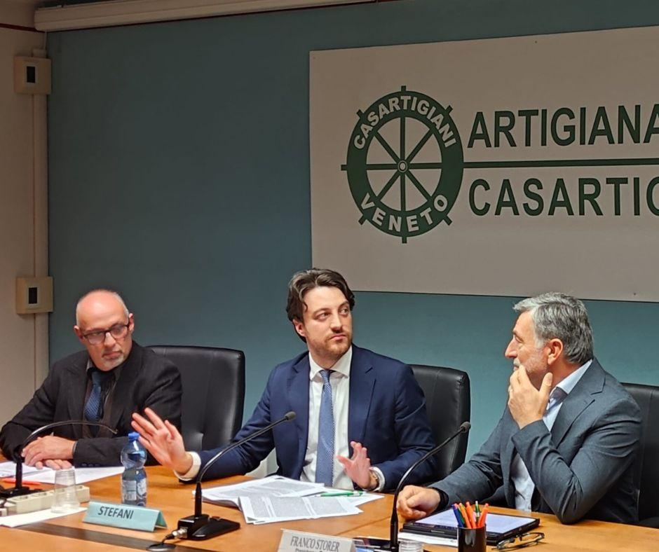 Casartigiani Veneto incontra l’on. Alberto Stefani: al centro le priorità dell’artigianato